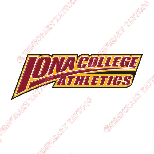 Iona Gaels Customize Temporary Tattoos Stickers NO.4644
